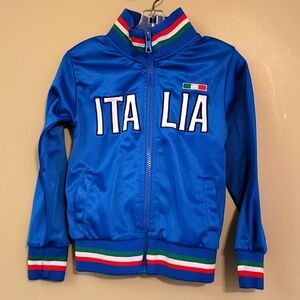 Blue Italia zip up sweater